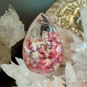 Stunning, Tourmalinated Garden Quartz